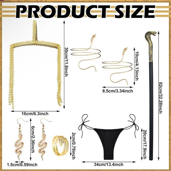 Women’s Cleopatra Halloween Costume Sexy Egypt Costume Egyptian Cosplay Size 2X - Picture 8 of 9